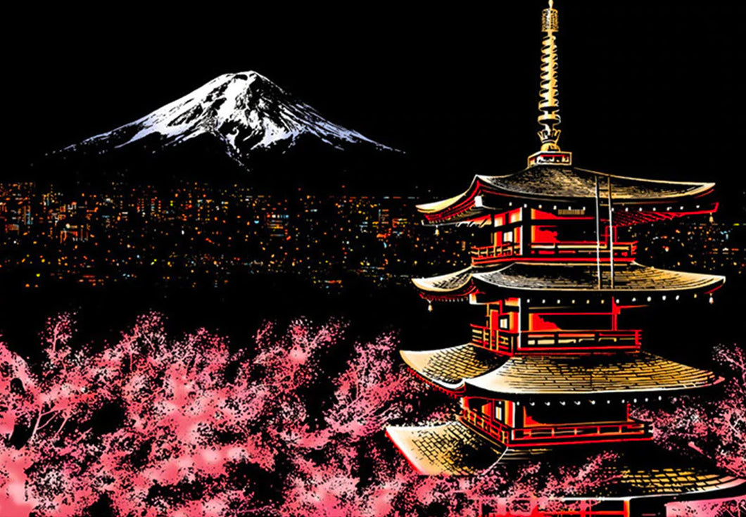 Mount Fuji Cherry Blossoms